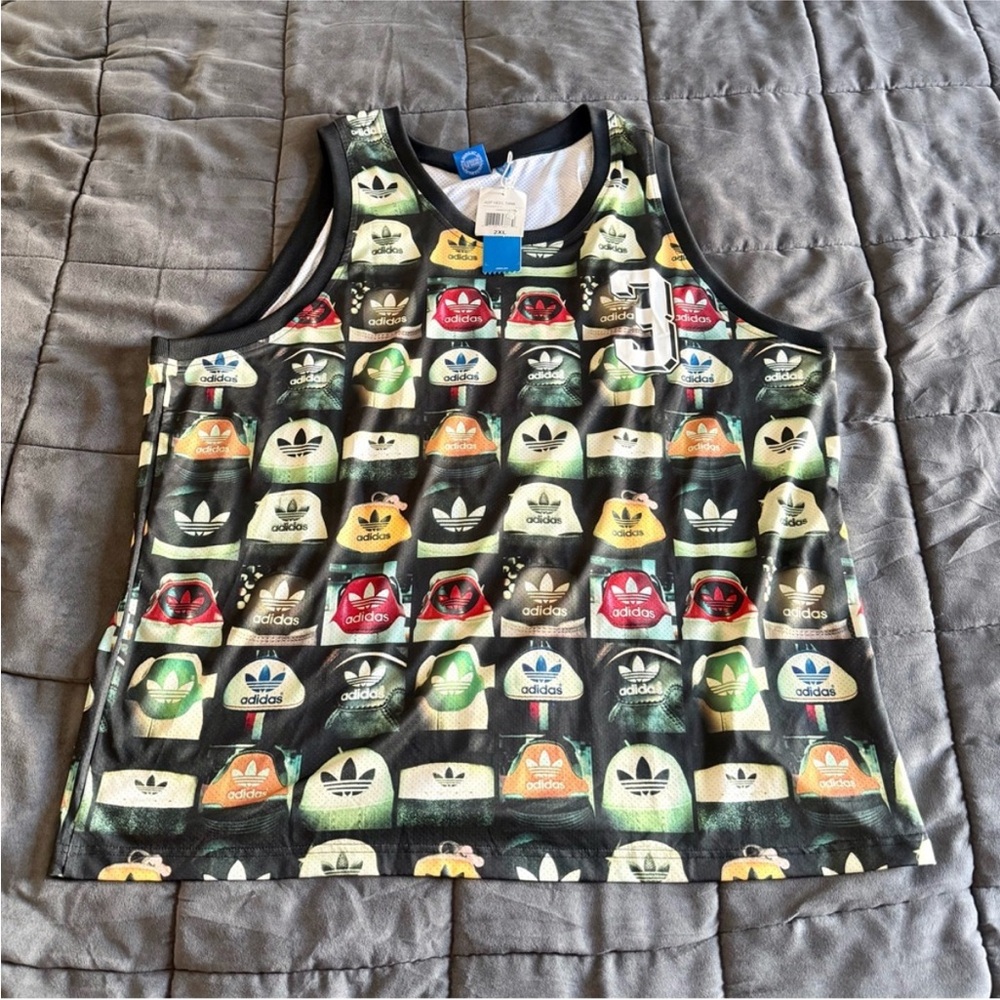Adidas Sneakers AOP Heel Tank Retro Jersey NWT! RARE 💎